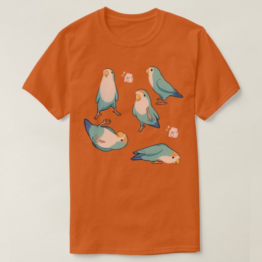 Blaue Livebirts T-Shirt (Design vorne)