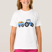 Blaue LKW-Farm T-Shirt (Vorderseite)