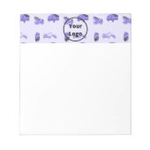 Blaue LKW-Geschäftsstruktur Notizblock (Vorderseite)