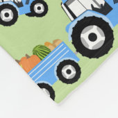 Blaue LKW-Nutzfahrzeug Fleecedecke (Ecke)