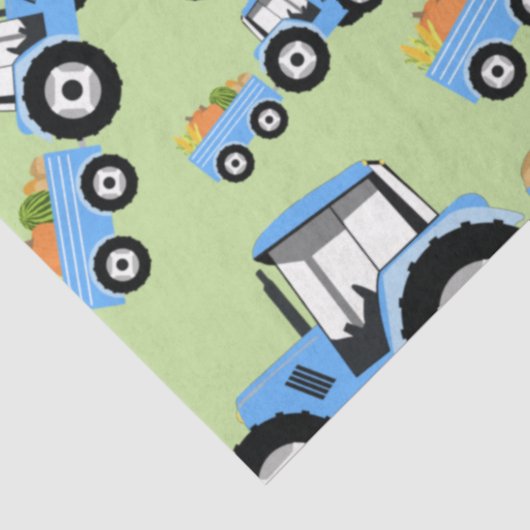 Blaue LKW-Nutzfahrzeug Seidenpapier (Ausschnitt)