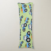 Blaue LKW-Nutzfahrzeug Seitenschläferkissen (Vorderseite Vertikal)