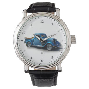 Blaue LKW-Uhr 1935 Armbanduhr
