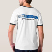 Blaue Logo NO-cOM T T-Shirt (Rückseite)