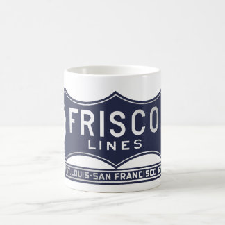 Blaue Logo-Tasse St. Louis San Francisco "Frisco" Kaffeetasse