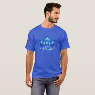 Blaue Lotus Ich Bin Licht - Rückseite: Ich Bin So T-Shirt