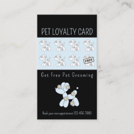 Blaue Loyalität des Haustierkampfes Visitenkarte