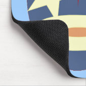 Blaue Lucha-Libre-Maske Mousepad (Ecke)