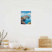 Blaue Luft - Lago Maggiore Italien Poster (Küche)