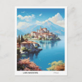 Blaue Luft - Lago Maggiore Italien Postkarte (Vorderseite)