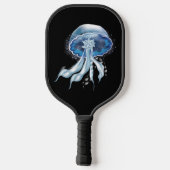 Blaue Lumineszenz Pickleball Schläger (Rückseite)