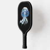 Blaue Lumineszenz Pickleball Schläger (Links)