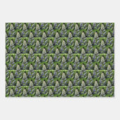 Blaue Lupine Blume Natur Personalisiert Geschenkpapier Set (Vorderseite 3)