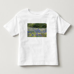 Blaue Lupinen, Primel und Phlox Kleinkind T-shirt