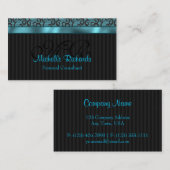 Blaue Luxusspitze Visitenkarte (Vorne/Hinten)