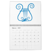 Blaue Lyra Kalender (Feb 2027)
