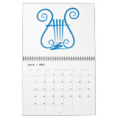 Blaue Lyra Kalender (Mär 2027)