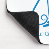 Blaue Lyra Mousepad (Ecke)