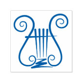 Blaue Lyra Permastempel (Design)