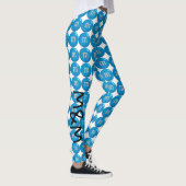 Blaue M&M-Leggings Leggings (Rechts)