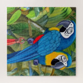Blaue Macaws Puzzle (Horizontal)