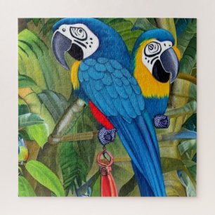Blaue Macaws Puzzle