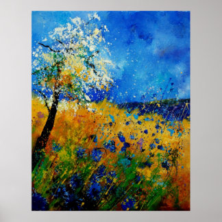 Blaue Maisblumen45.0108 Poster