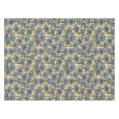 Blaue Maisblumen, wilde Blume auf Honiggelb Tischdecke (Vorderseite (Horizontal))