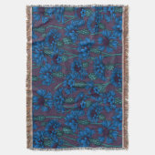 Blaue Maisblumen, wilde Blume Decke (Vorderseite Vertikal)