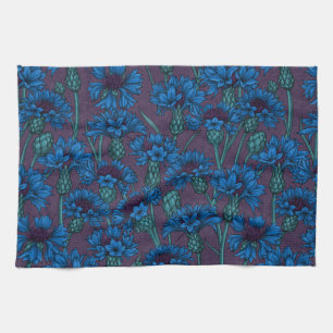 Blaue Maisblumen, wilde Blume Geschirrtuch