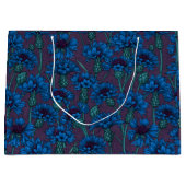Blaue Maisblumen, wilde Blume Große Geschenktüte (Vorderseite)