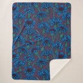 Blaue Maisblumen, wilde Blume Sherpadecke (Vorderseite)