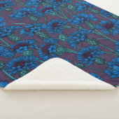 Blaue Maisblumen, wilde Blume Sherpadecke (3/4)