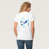Blaue Malediven T-Shirt (Rückseite Vollansicht)