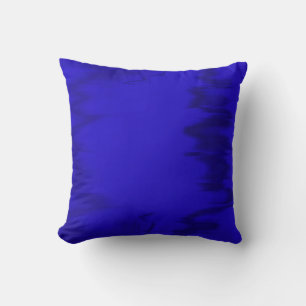 Blaue Malerei Abstrakte Kunst Kissen
