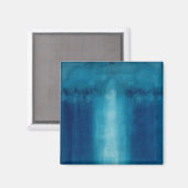 Blaue Malerei ohne Titel 1995 Magnet (Vorderseite/Rückseite)