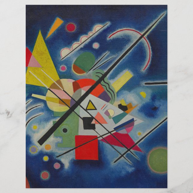 Blaue Malerei von Kandinsky (Vorderseite)