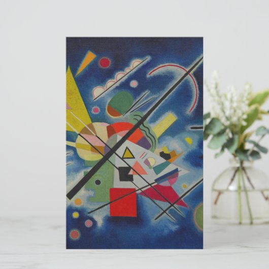 Blaue Malerei von Kandinsky Briefpapier (Stehend Vorderseite)