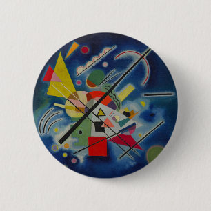 Blaue Malerei von Kandinsky Button