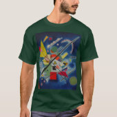 Blaue Malerei von Kandinsky Deep Forest T-Shirt (Vorderseite)