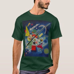 Blaue Malerei von Kandinsky Deep Forest T-Shirt