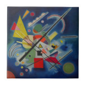 Blaue Malerei von Kandinsky Fliese (Vorderseite)