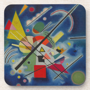 Blaue Malerei von Kandinsky Getränkeuntersetzer