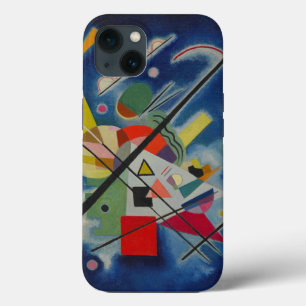 Blaue Malerei von Kandinsky iPhone Hülle