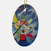 Blaue Malerei von Kandinsky Keramikornament (Links)