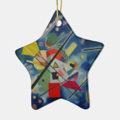 Blaue Malerei von Kandinsky Keramikornament (Links)