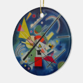 Blaue Malerei von Kandinsky Keramikornament (Links)