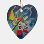 Blaue Malerei von Kandinsky Keramikornament (Links)
