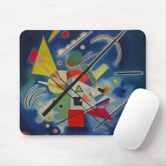 Blaue Malerei von Kandinsky Mousepad (Mit Mouse)