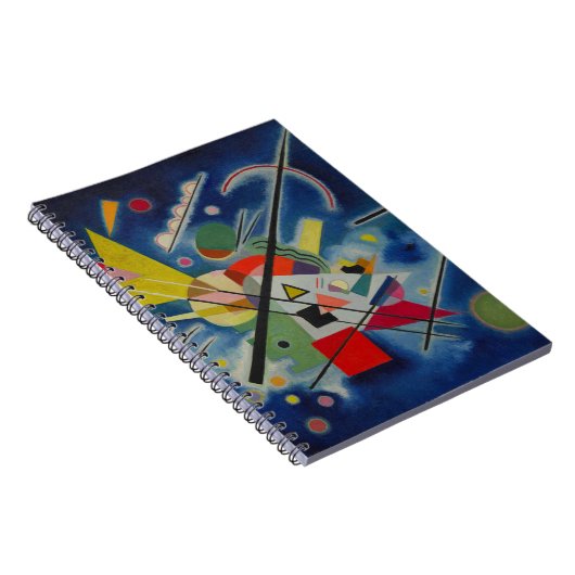 Blaue Malerei von Kandinsky Notizblock (Rechte Seite)